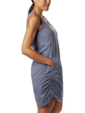 Columbia Anytime Casual III Dress size 1X with pockets! Lightweight UPF 50